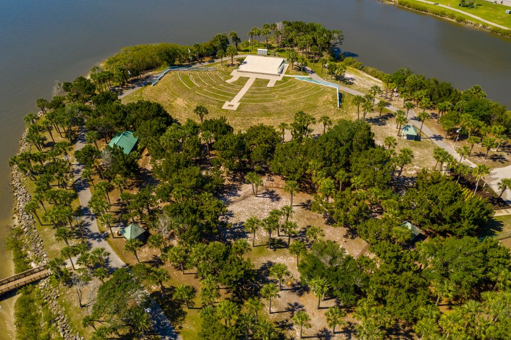 View of Manatee Island dog Park