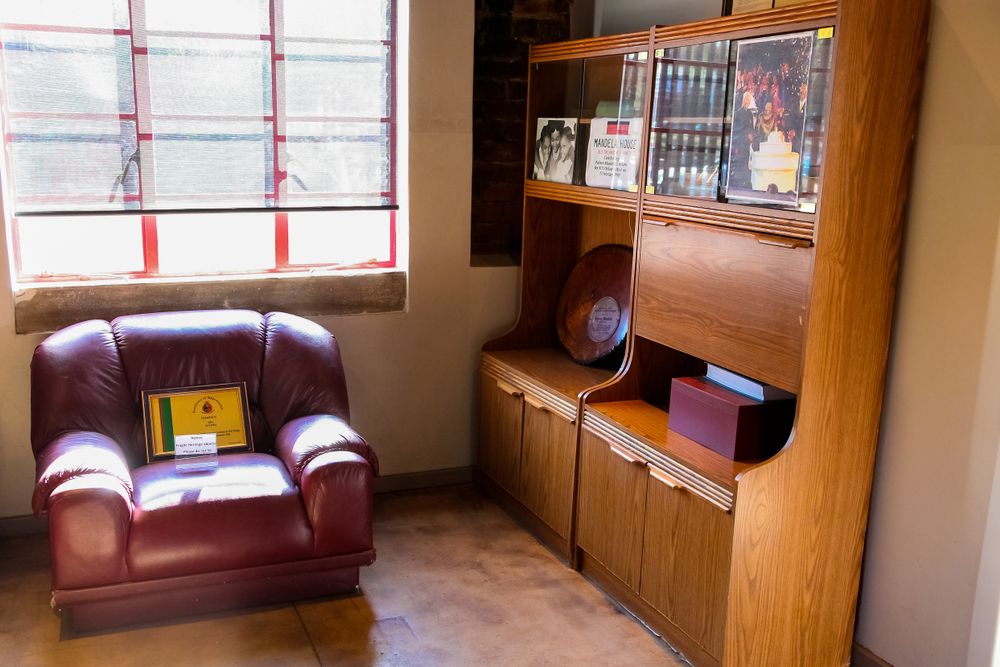 Interior view of Mandela House