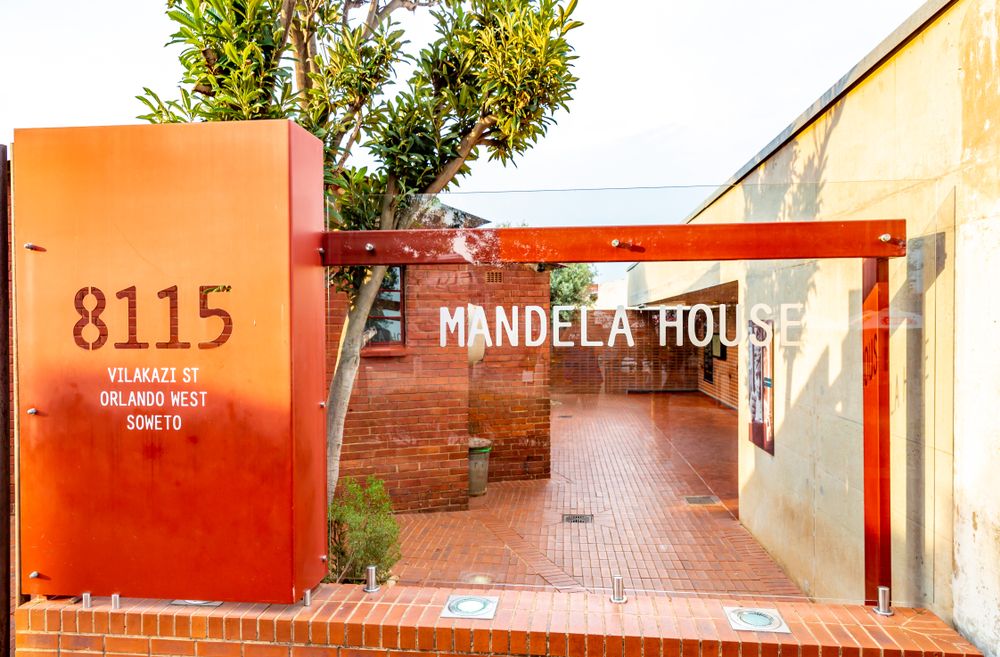 Entrance of Mandela House