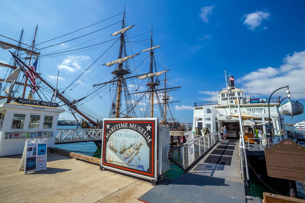 Entrance to Maritime Museum of San Diego