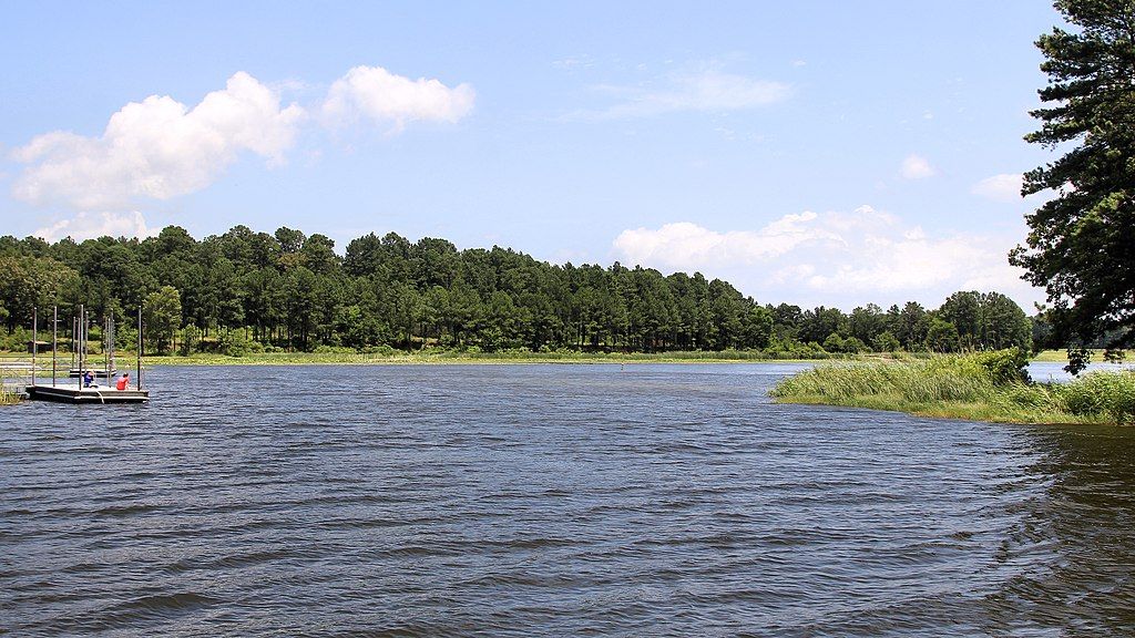 Scenic view of Martin Creek Lake State Park