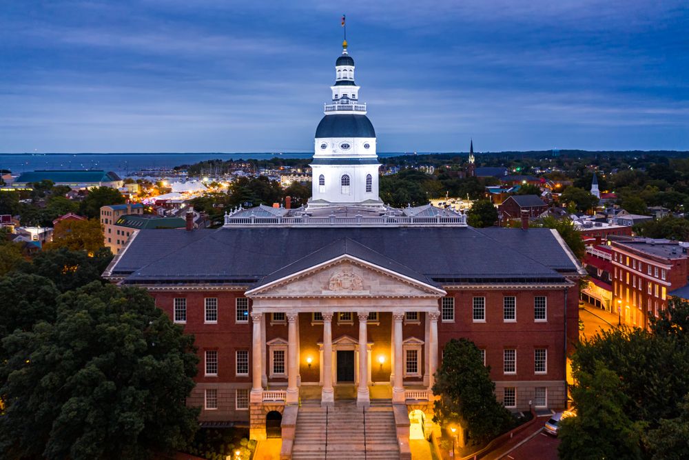 Exterior of the Maryland State House