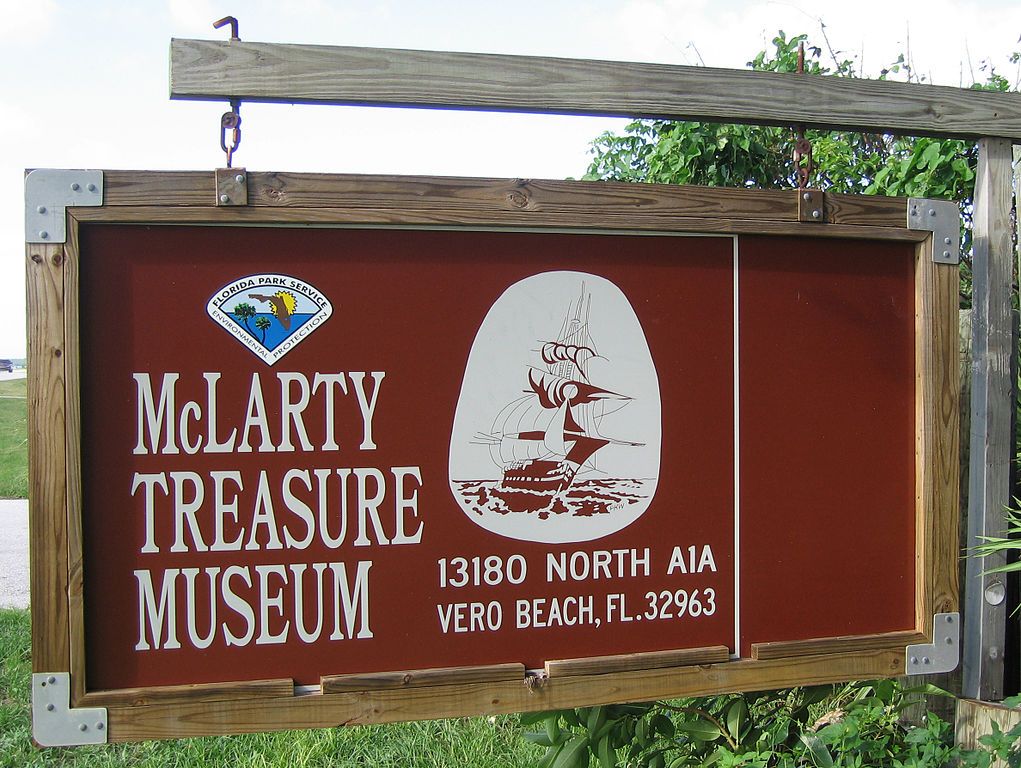 Sign board of McLarty Treasure Museum
