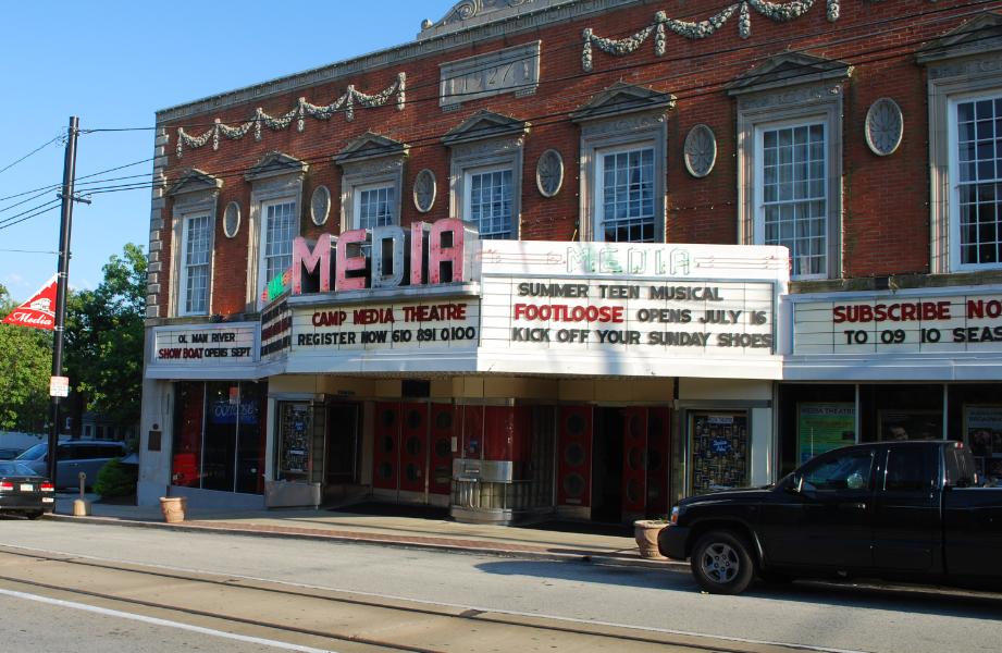 Front View of The Media Theatre