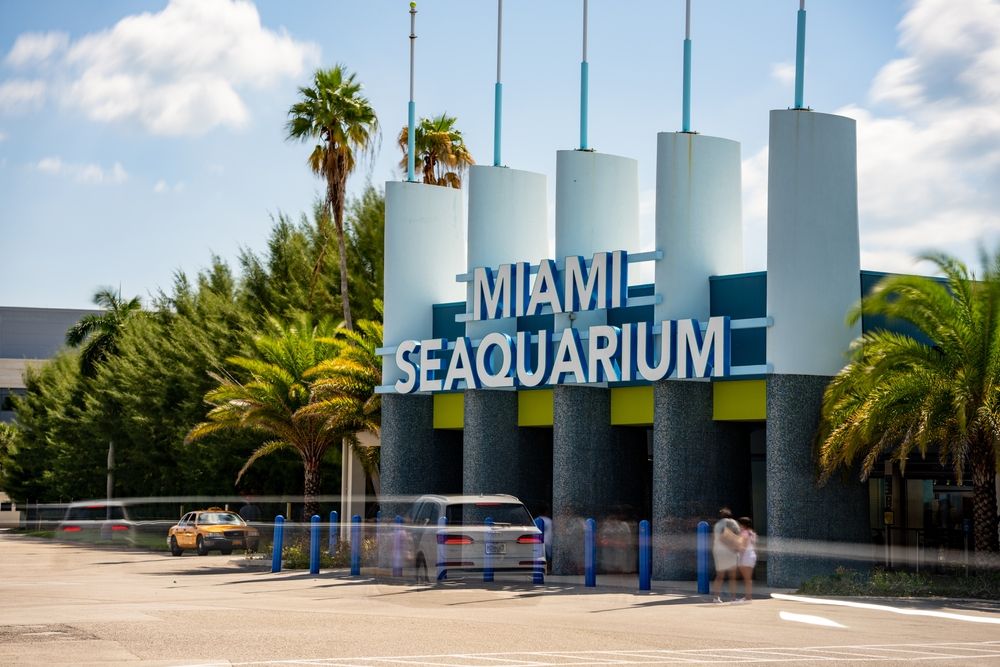 Exterior view of the Miami Seaquarium