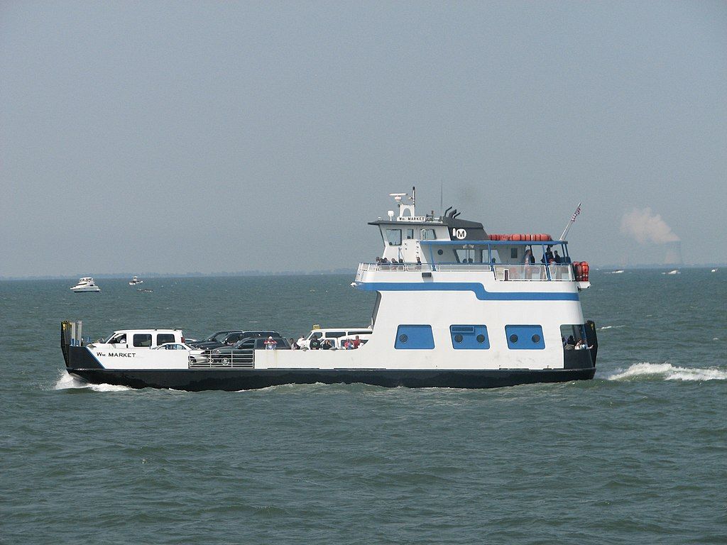 A Miller Boatline Ferry on the waters