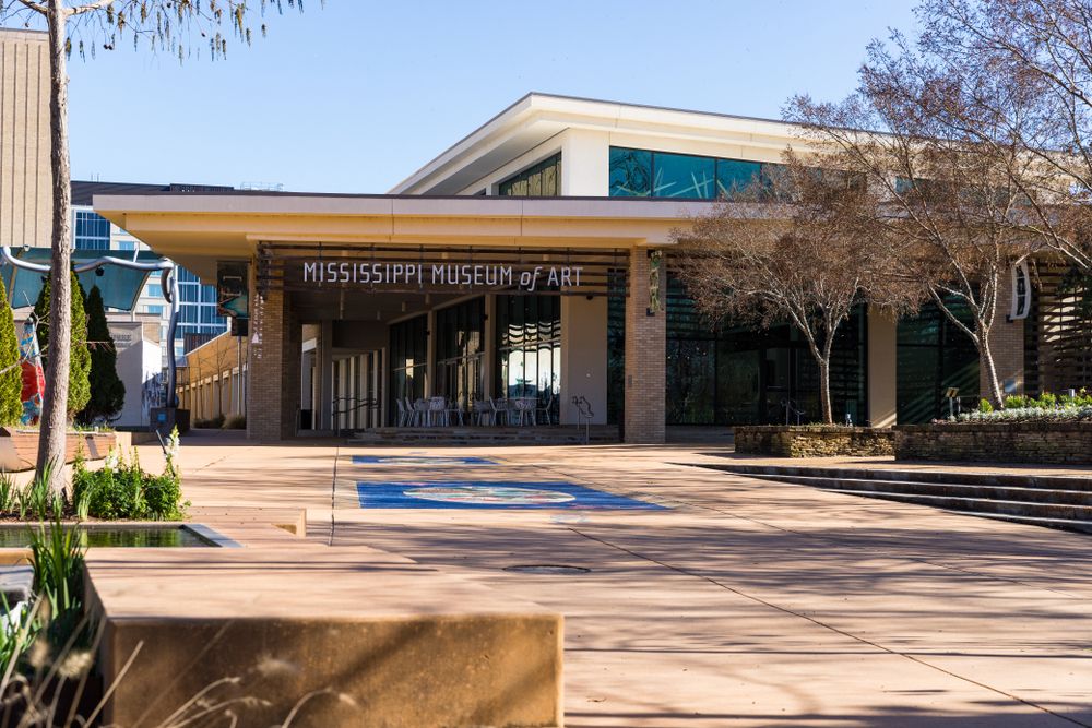 Entrance to Mississippi Museum of Art