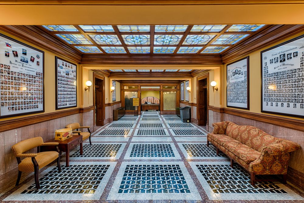 Interior view of Mississippi State Capitol
