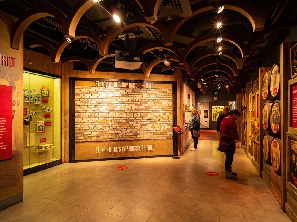 Interior view of Mob Museum