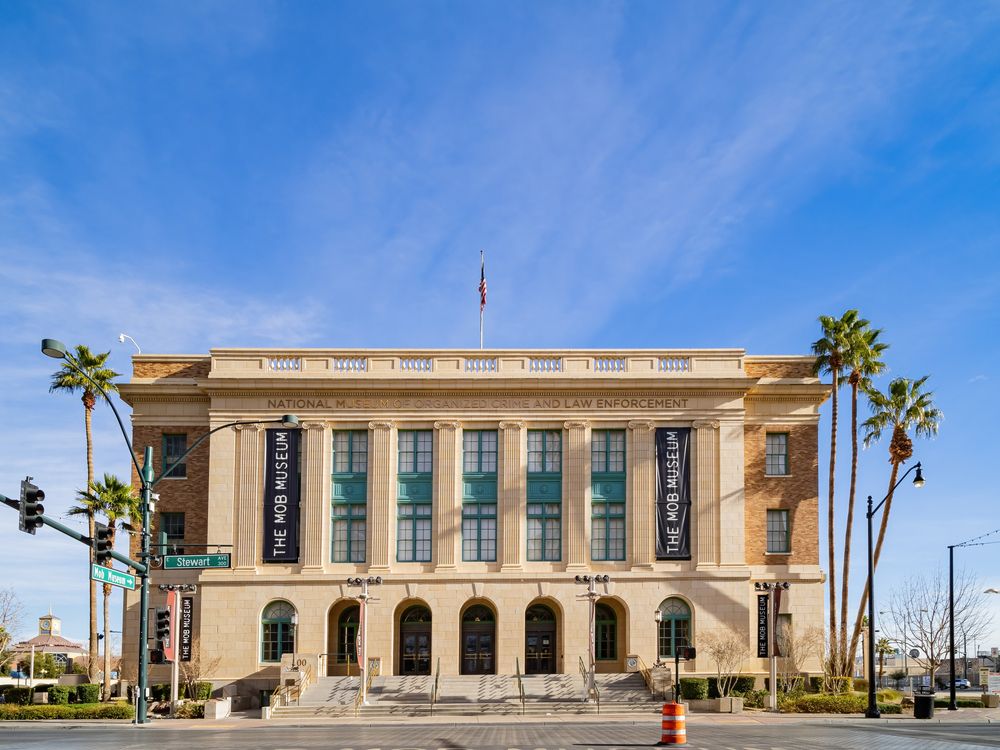 Exterior view of Mob Museum