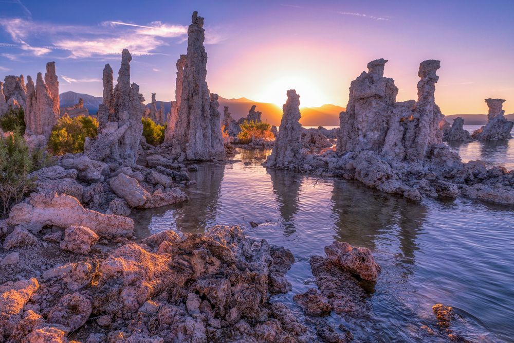 Sunset over Mono Lake