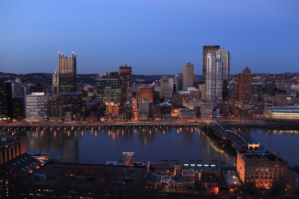 Aerial view of Monogahela Incline