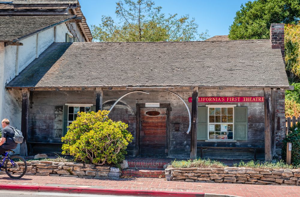 California's first theatre at Monterey State Historic Park
