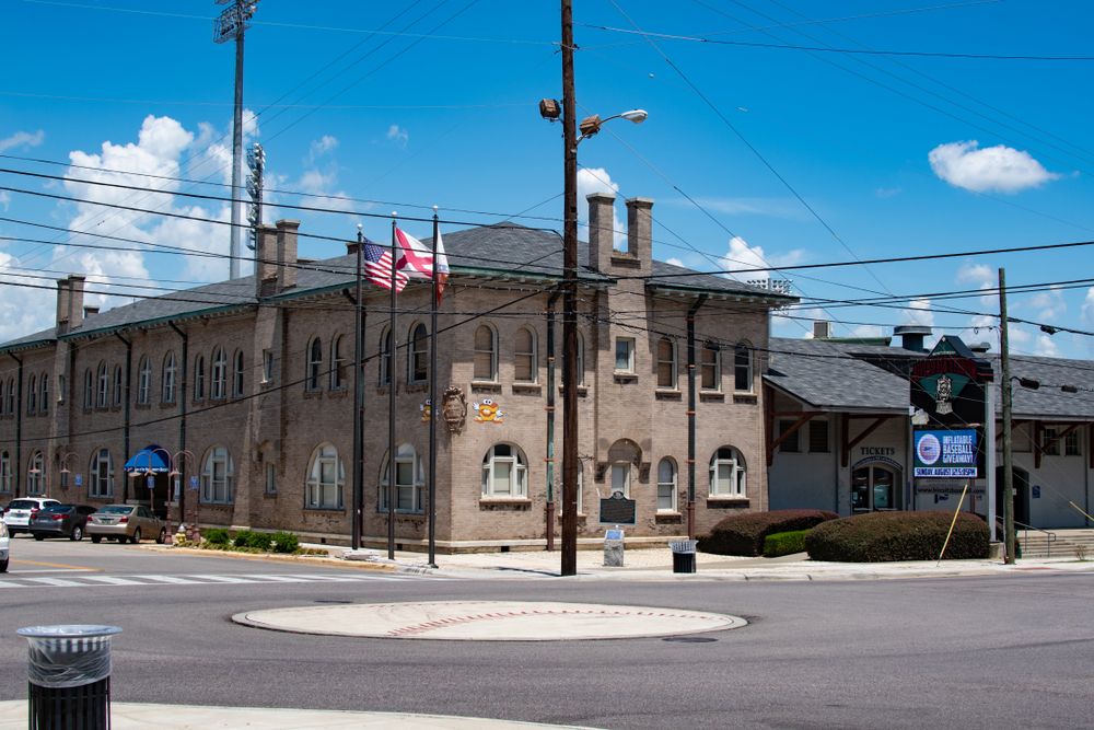 Exterior of Montgomery Riverwalk Stadium