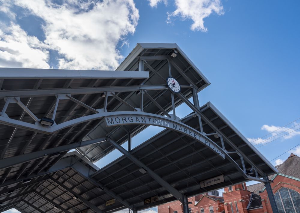 Entrance to Morgantown Farmers’ Market