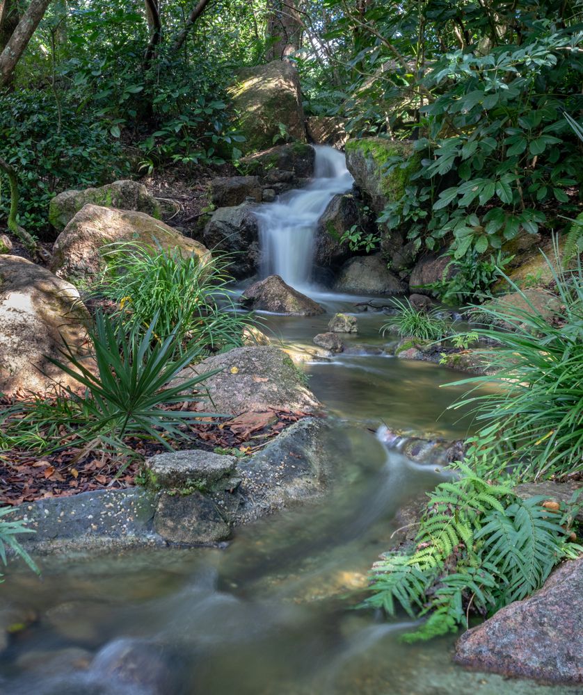 Cascade at Morikami Museum and Japanese Gardens