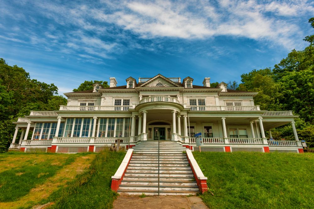 Exterior of the homestead at Moses H. Cone Memorial Park