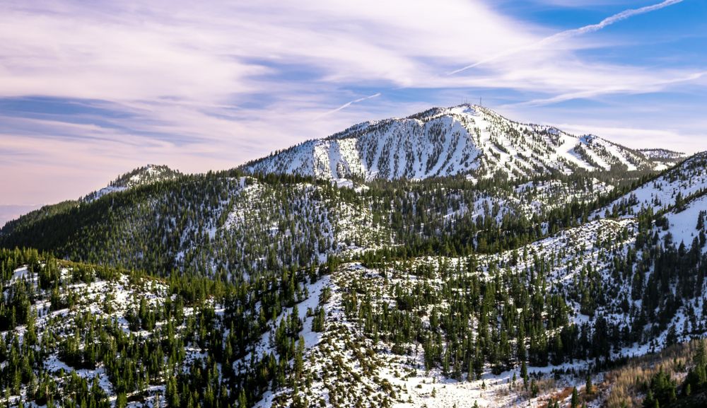 Landscape of Mount Rose Ski Resort