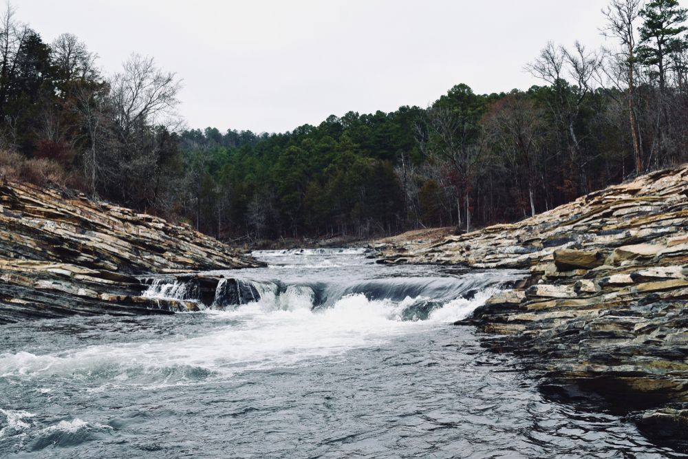 The waters of Mountain Fork River