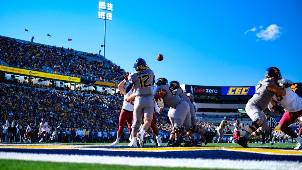 Football game at Mountaineer Field