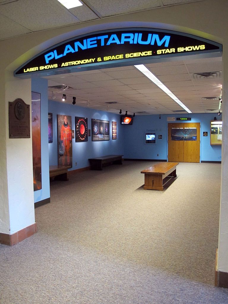 Entryway of Mueller Planetarium