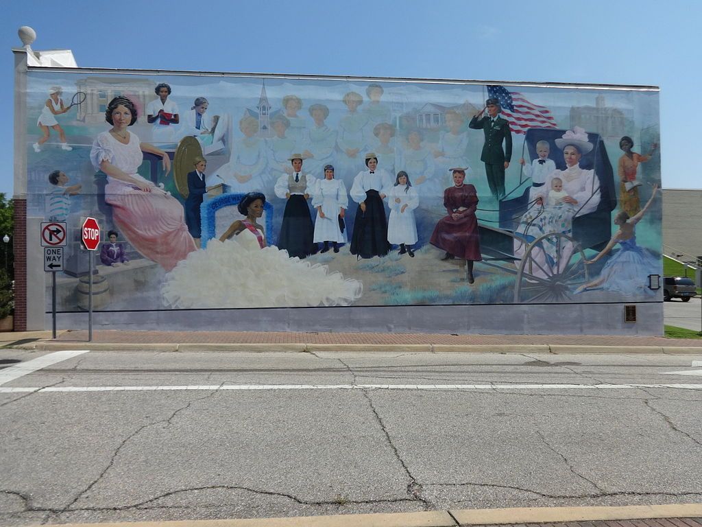 View of Murals of the Wiregrass