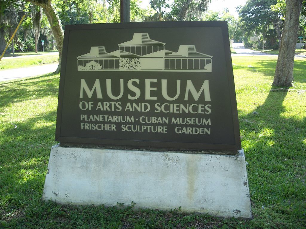 Signage of Museum of Arts and Sciences
