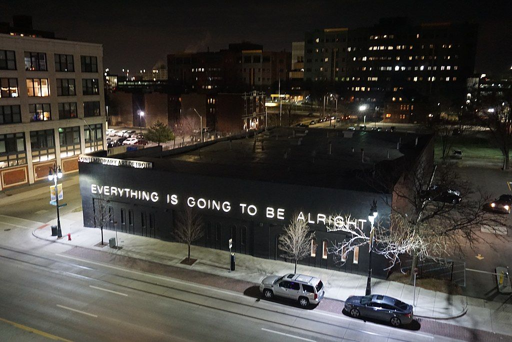 Exterior view of Museum of Contemporary Art Detroit