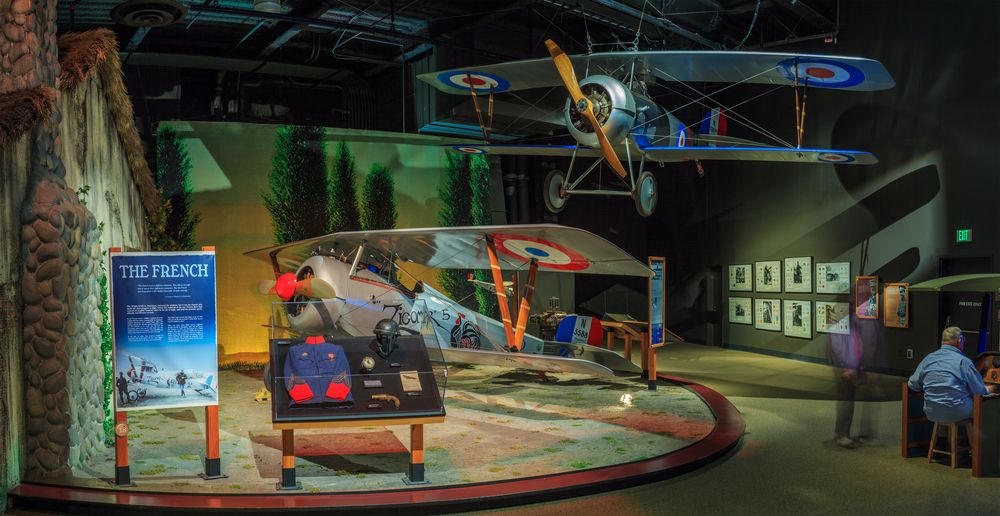Exhibits at Museum of Flight