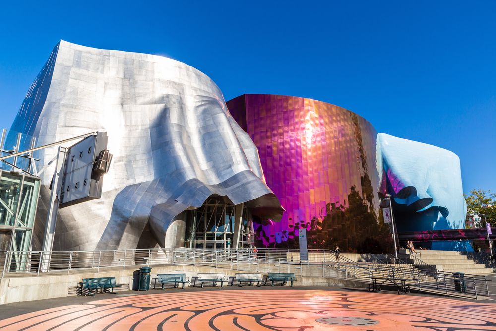 Entrance to the Museum of Pop Culture