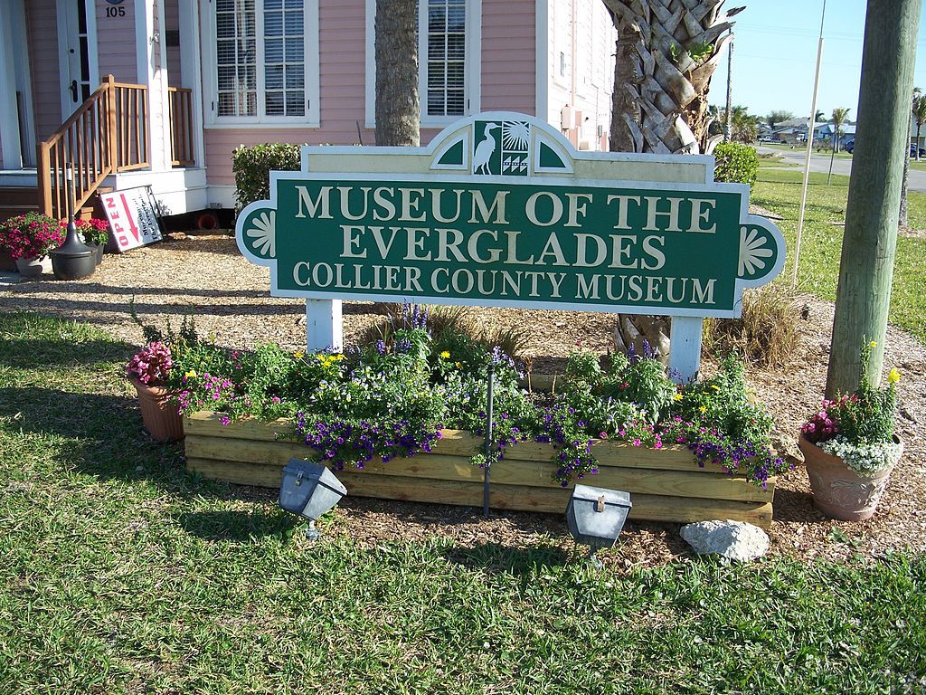 Signage of Museum of the Everglades