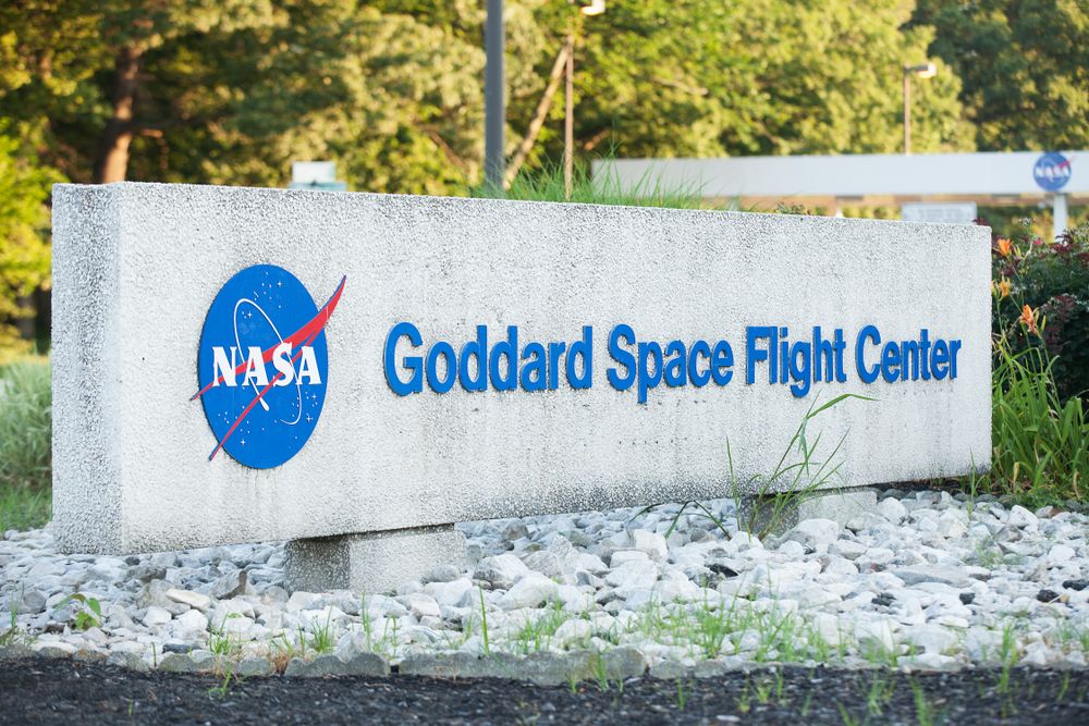 Signage of NASA Goddard Space Flight Center