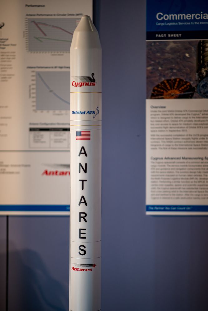 Display at NASA Wallops Flight Facility Visitor Center
