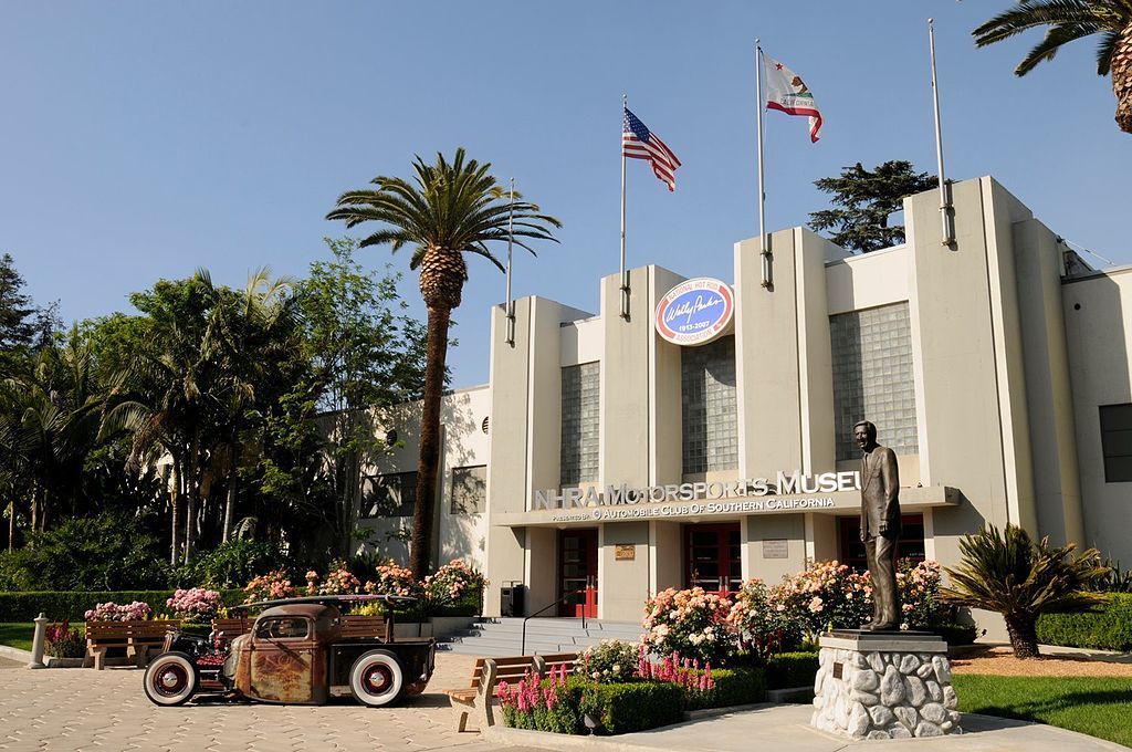 Front View of NHRA Motorsports Museum