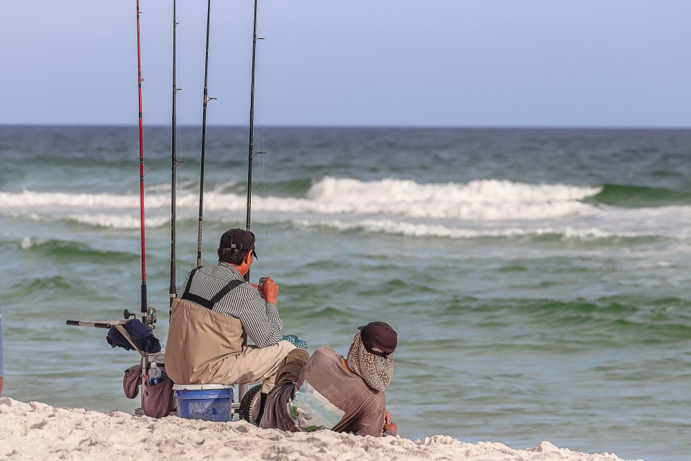Fishing at Navarre Beach