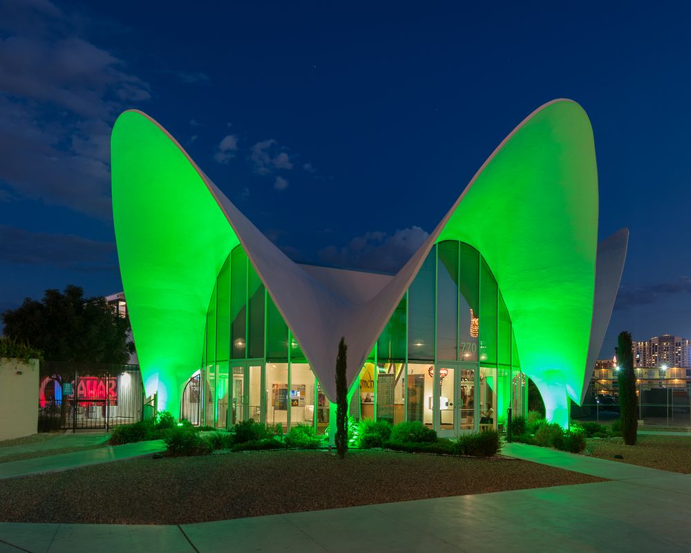 Exterior view of Neon Museum