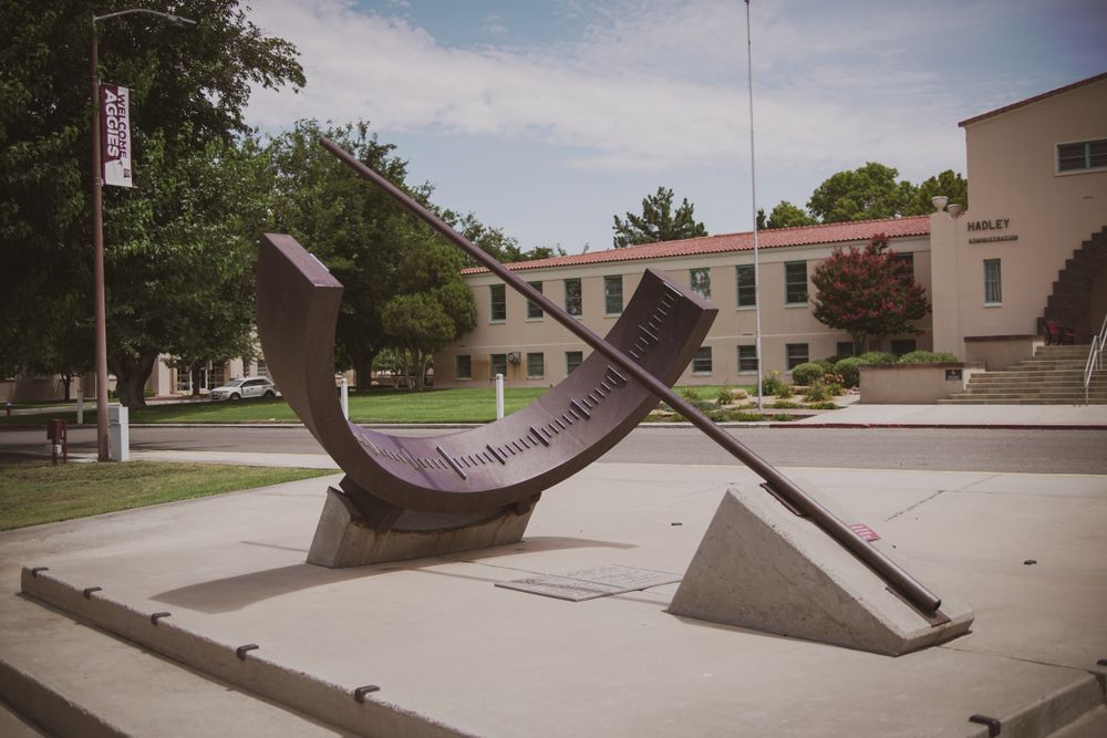 Sundial at New Mexico State University
