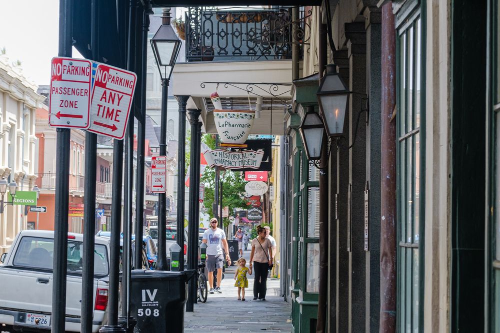 Signage of the New Orleans Pharmacy Museum