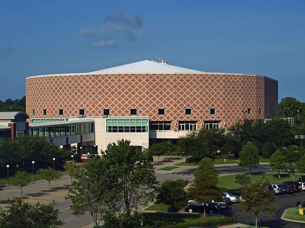 Exterior of the Coliseum & Performing Arts Center