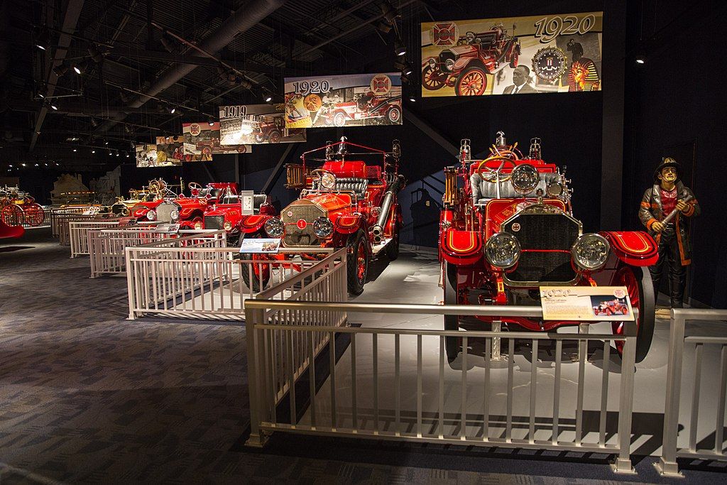 Vehicles displayed in North Charleston Fire Museum