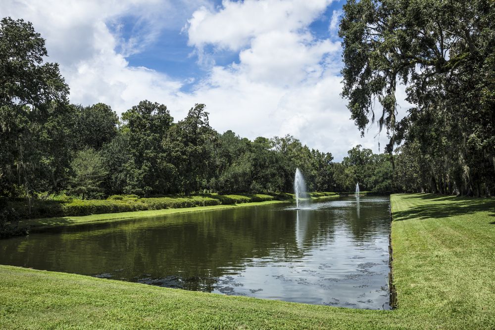 Garden pond of Middleton Palace