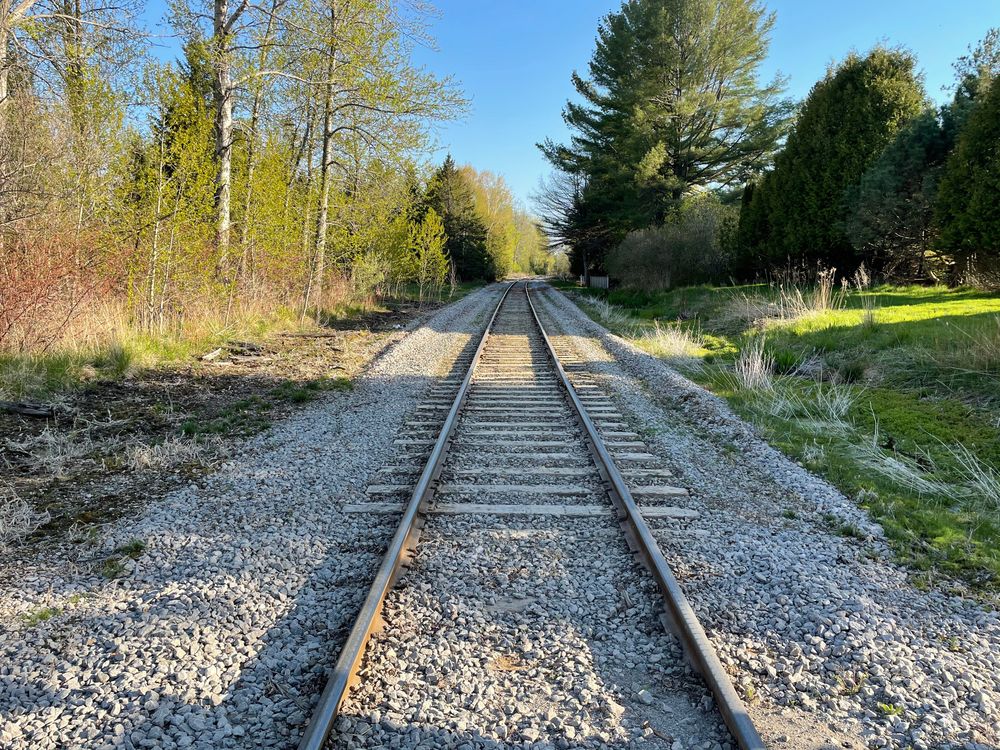 Train track at Northeast Michigan