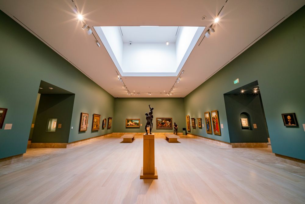 Stunning interior of Norton Simon Museum