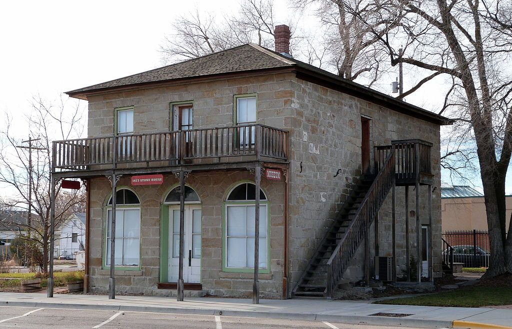 Exterior of Rinehart Stone House Museum