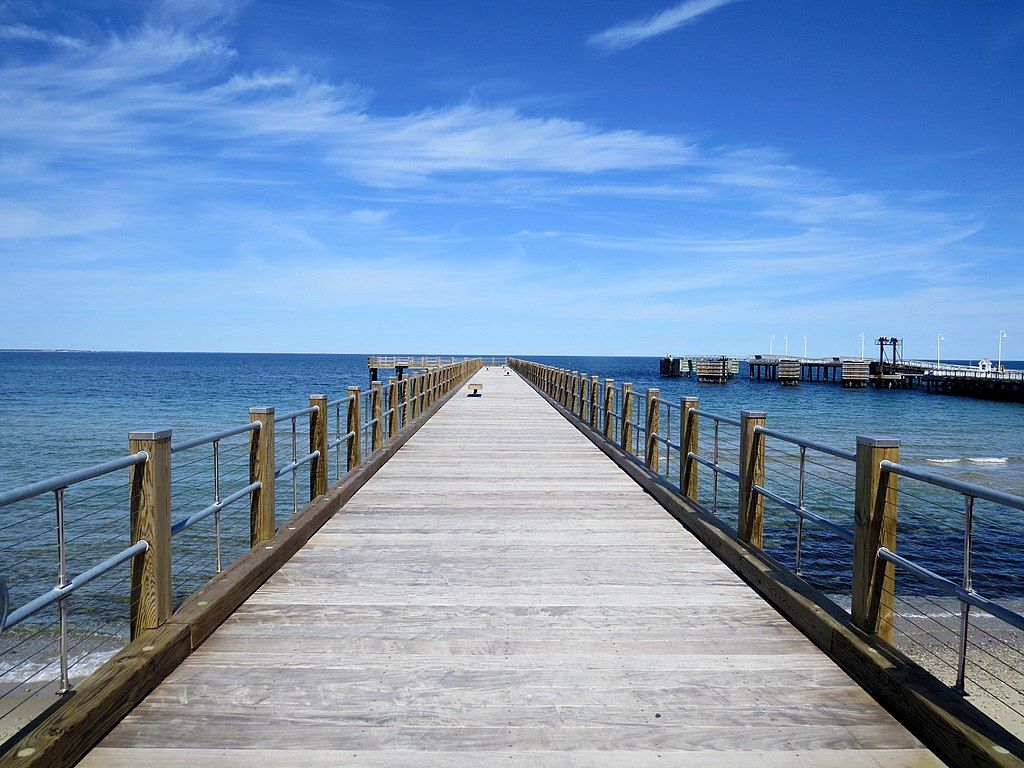 Stunning view of Oak Bluffs Fishing Pier