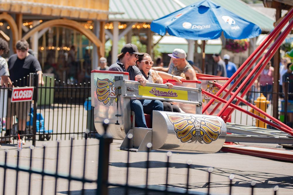 Rides at Oaks Amusement Park