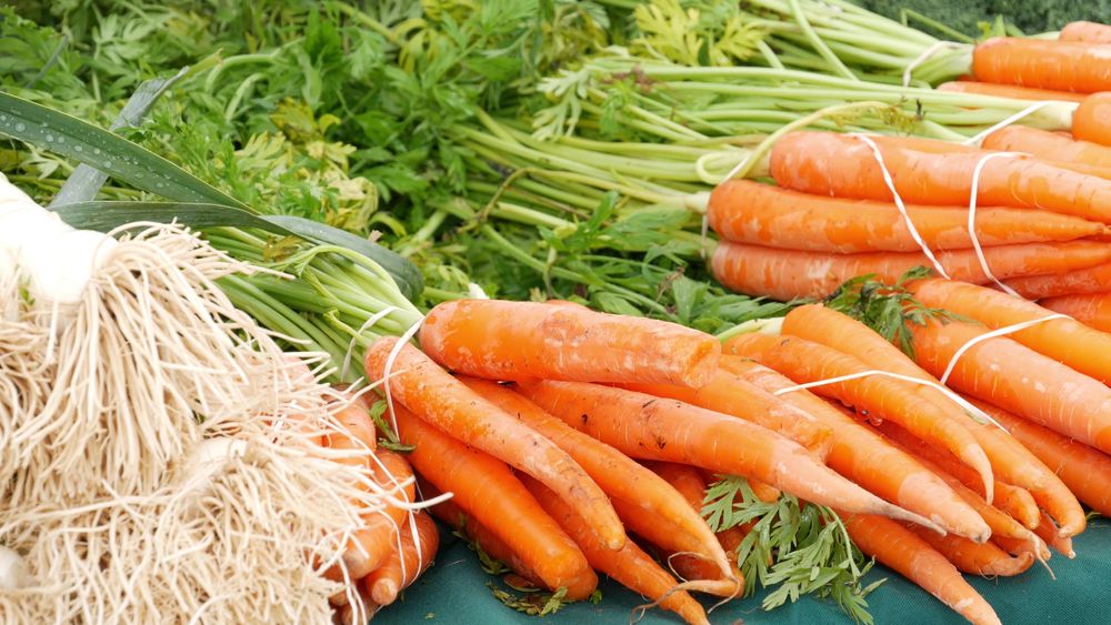 Fresh vegetables at Oceanside Farmers Market