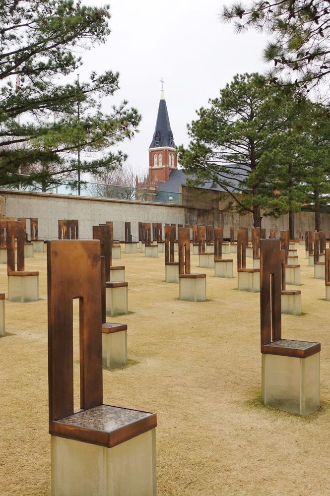 View of the Oklahoma City National Memorial