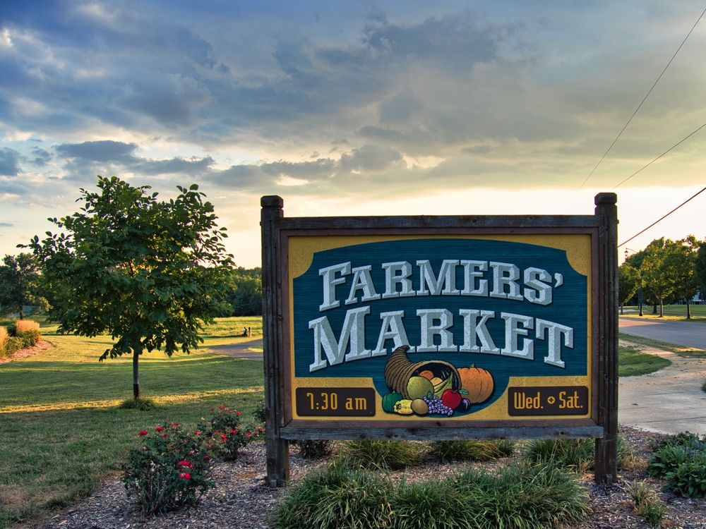 Farmer's market at Olathe Community Center