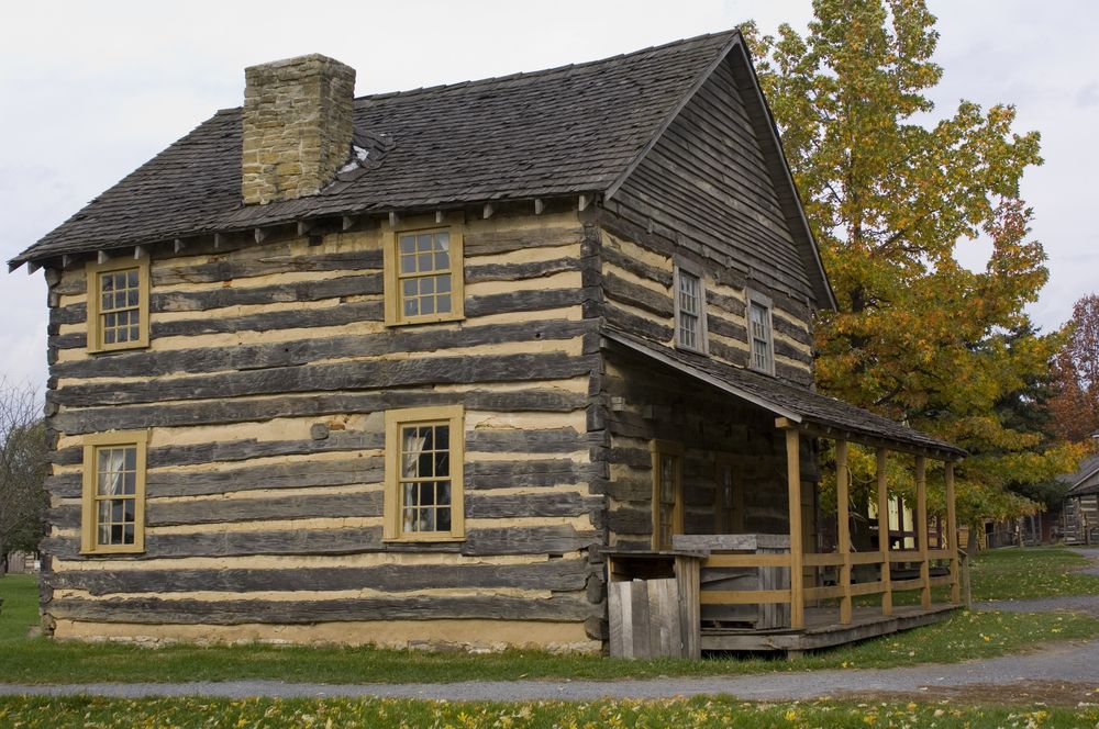 Biddle house at Old Bedford Village.